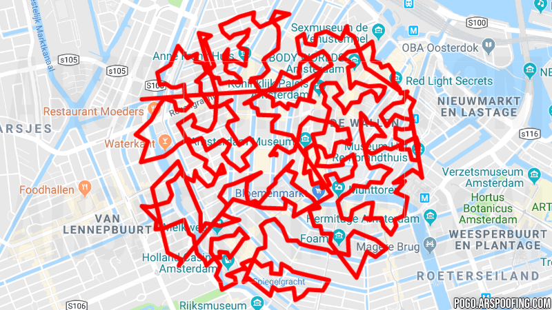 Amsterdam GPX Map