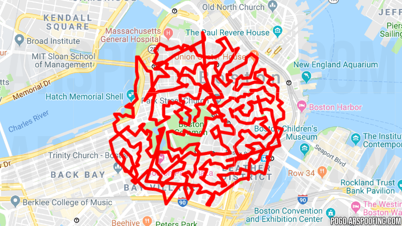 Boston GPX Map