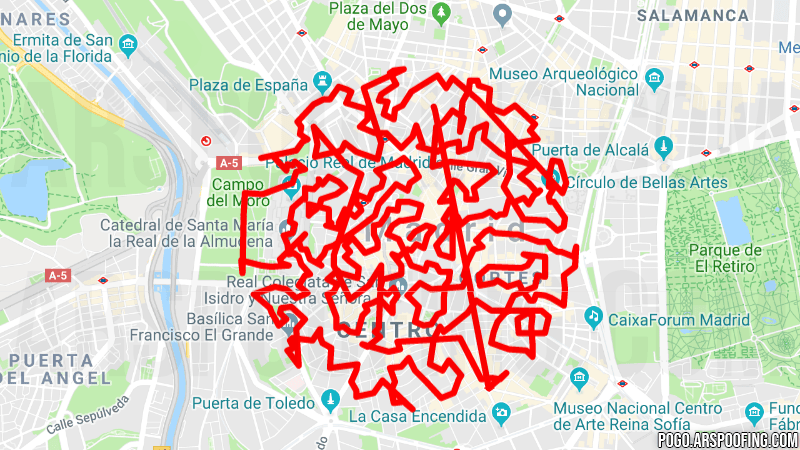 Madrid GPX Map