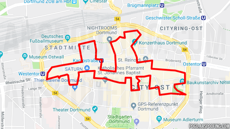 Dortmund GPX Map
